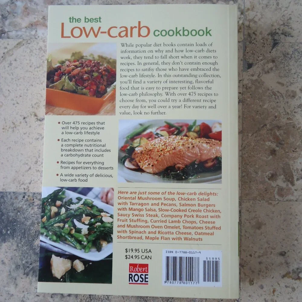 LOW CARB Cookbook and Vegetables Cookbook Bundle NEVER USED